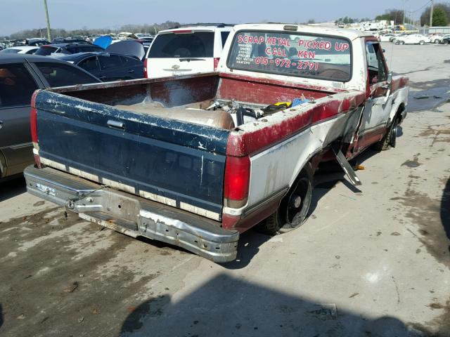 2FTDF15N4KCB35648 - 1989 FORD F150 TWO TONE photo 4