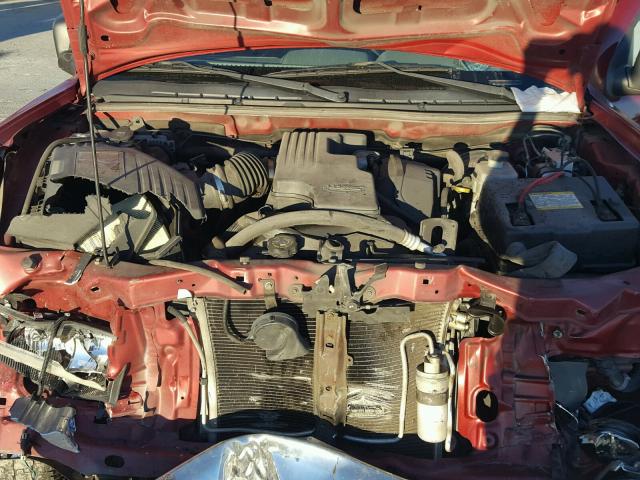 1GTCS148868269208 - 2006 GMC CANYON RED photo 7