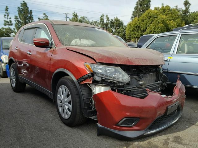 5N1AT2ML7FC754284 - 2015 NISSAN ROGUE S RED photo 1