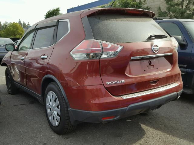 5N1AT2ML7FC754284 - 2015 NISSAN ROGUE S RED photo 3