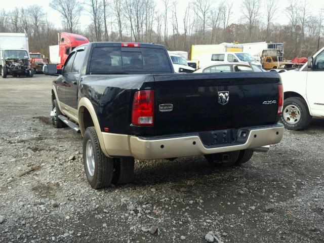 3D73Y4CL0BG509433 - 2011 DODGE RAM 3500 BLACK photo 3