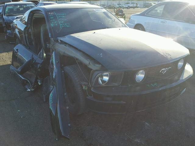 1ZVHT82H865154783 - 2006 FORD MUSTANG GT BLACK photo 1