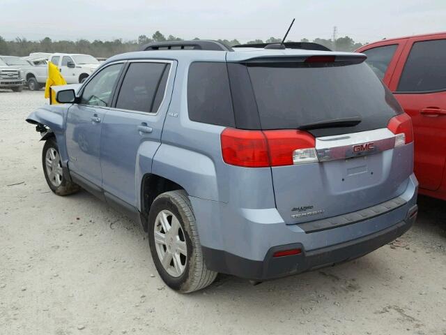 2GKALREK5F6156761 - 2015 GMC TERRAIN SL BLUE photo 3