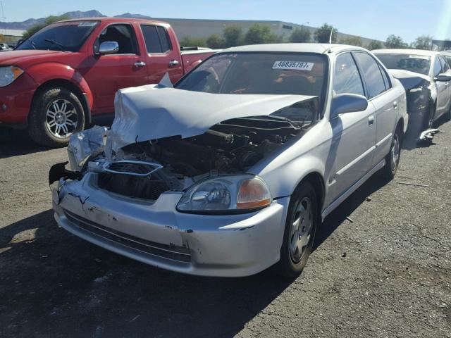 2HGEJ6683VH905355 - 1997 HONDA CIVIC EX SILVER photo 2