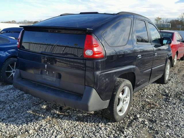 3G7DA03E24S505072 - 2004 PONTIAC AZTEK BLACK photo 4