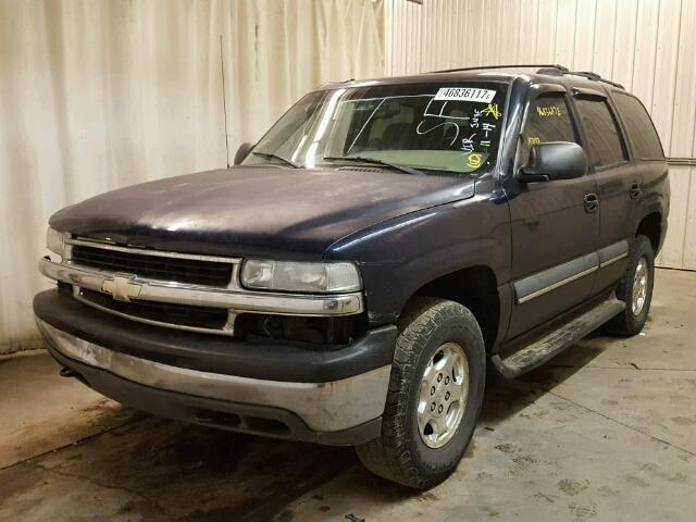 1GNEK13Z04J152304 - 2004 CHEVROLET TAHOE K150 BLUE photo 2