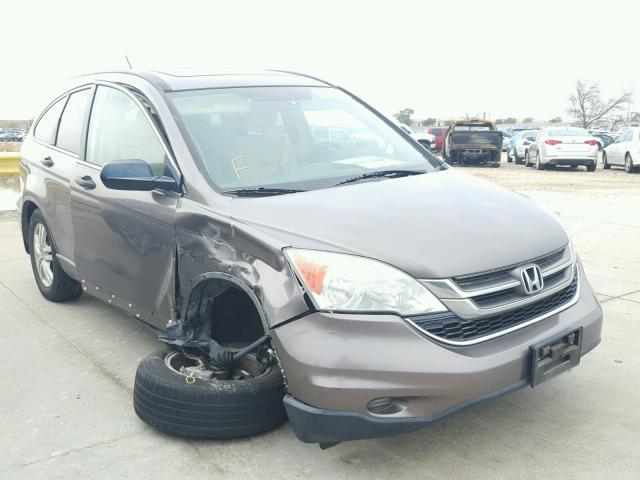 5J6RE4H56AL056809 - 2010 HONDA CR-V EX BROWN photo 1