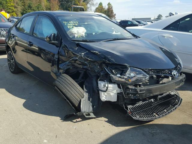 2T1BURHE2EC094946 - 2014 TOYOTA COROLLA L BLACK photo 1