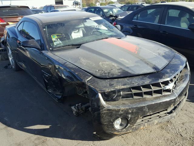 2G1FC1E38C9122506 - 2012 CHEVROLET CAMARO LT BLACK photo 1