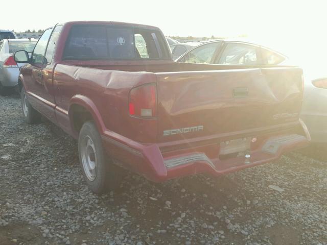 1GTCS1948T8522609 - 1996 GMC SONOMA RED photo 3