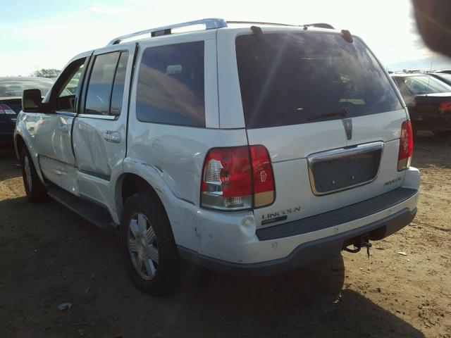 5LMEU78H53ZJ16378 - 2003 LINCOLN AVIATOR 白色 照片 3