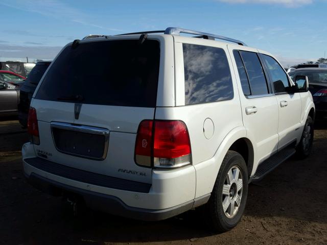 5LMEU78H53ZJ16378 - 2003 LINCOLN AVIATOR WHITE photo 4