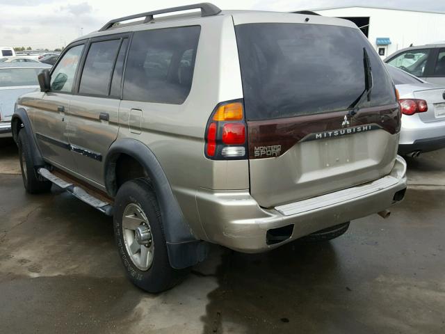 JA4LS21H03J014500 - 2003 MITSUBISHI MONTERO SP GOLD photo 3