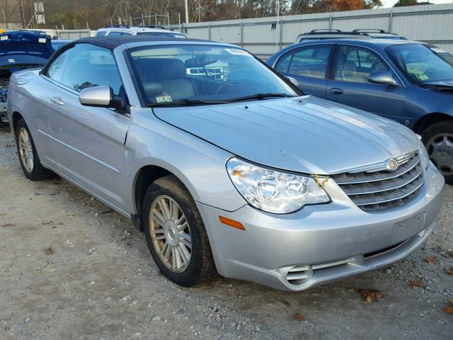 1C3LC55R08N634503 - 2008 CHRYSLER SEBRING TO SILVER photo 1