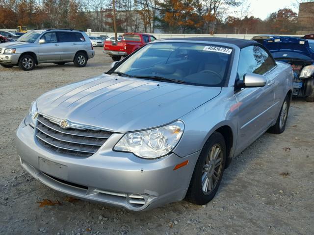 1C3LC55R08N634503 - 2008 CHRYSLER SEBRING TO SILVER photo 2