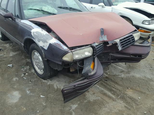 1G3HY52K9SH321580 - 1995 OLDSMOBILE 88 ROYALE MAROON photo 10