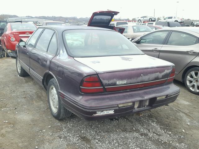 1G3HY52K9SH321580 - 1995 OLDSMOBILE 88 ROYALE MAROON photo 3