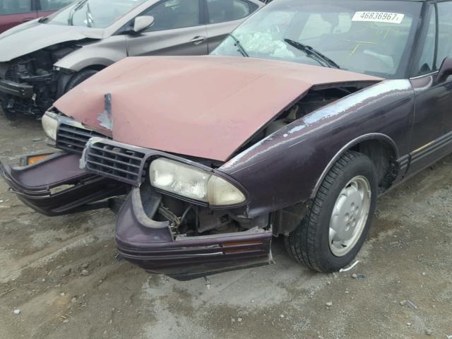 1G3HY52K9SH321580 - 1995 OLDSMOBILE 88 ROYALE MAROON photo 9