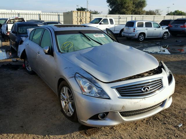 JN1CV6AP5FM501466 - 2015 INFINITI Q40 SILVER photo 1