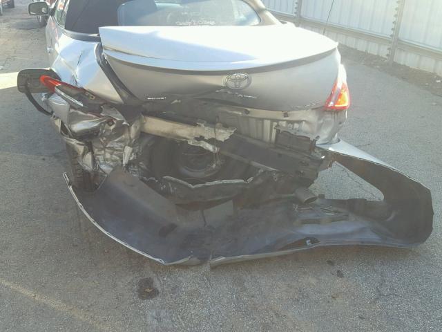 4T1FA38P56U079981 - 2006 TOYOTA CAMRY SOLA SILVER photo 9