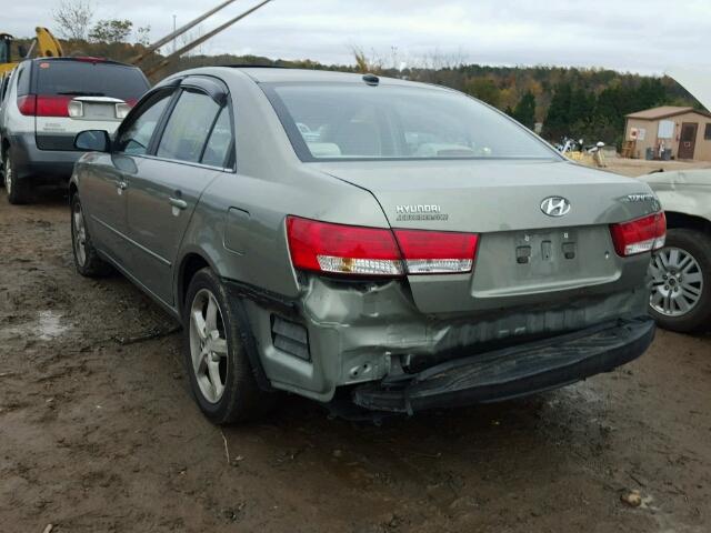 5NPET46C87H282844 - 2007 HYUNDAI SONATA GLS BEIGE photo 3