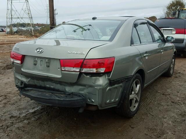 5NPET46C87H282844 - 2007 HYUNDAI SONATA GLS BEIGE photo 4