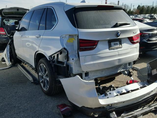 5UXKR0C51H0U54208 - 2017 BMW X5 XDRIVE3 WHITE photo 3