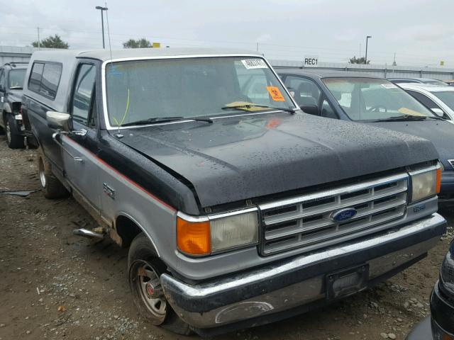 1FTEF15N7JPA47209 - 1988 FORD F150 BLACK photo 1