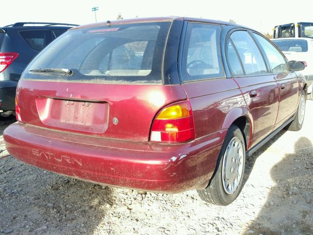 1G8ZJ8273VZ405795 - 1997 SATURN SW2 RED photo 4