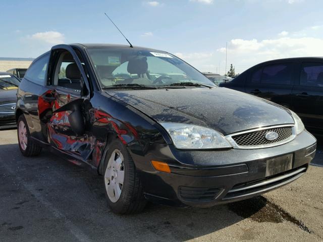 1FAFP31N47W307119 - 2007 FORD FOCUS ZX3 BLACK photo 1