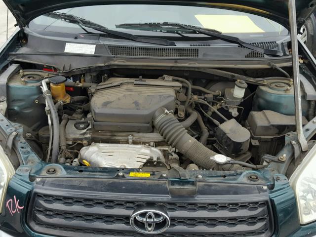 JTEGH20V530085755 - 2003 TOYOTA RAV4 GREEN photo 7