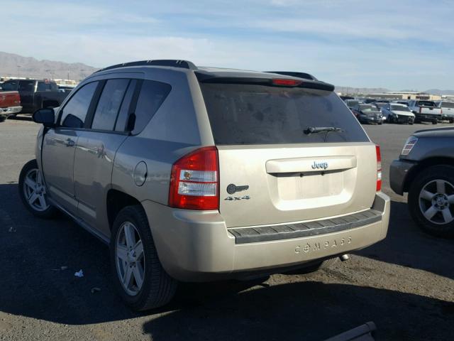 1J4NF4FB9AD503504 - 2010 JEEP COMPASS SP TAN photo 3