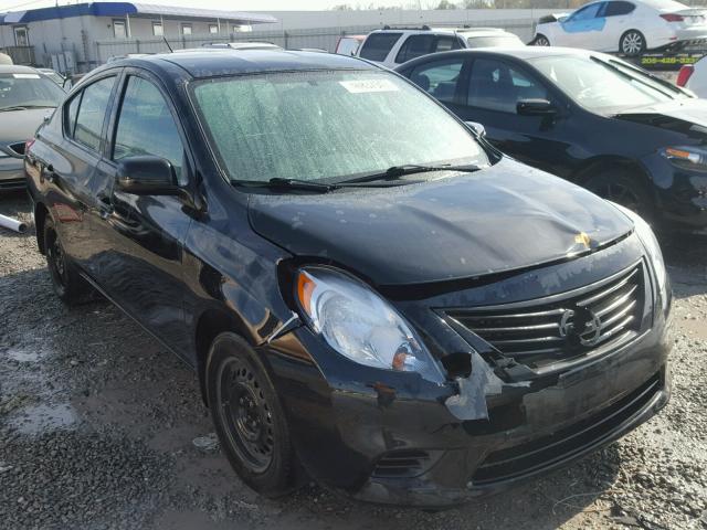 3N1CN7AP7DL883304 - 2013 NISSAN VERSA S BLACK photo 1