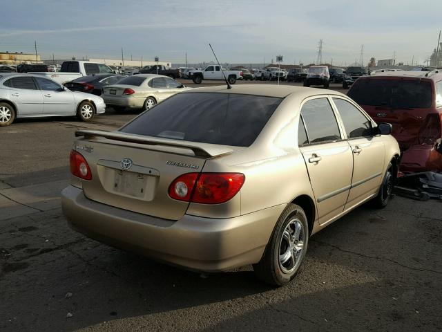 1NXBR32EX4Z203321 - 2004 TOYOTA COROLLA CE GOLD photo 4