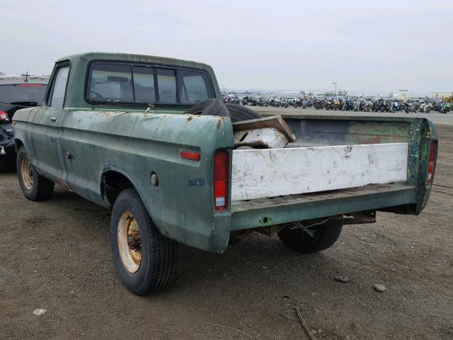 F25HRS45450 - 1973 FORD F250 GREEN photo 3