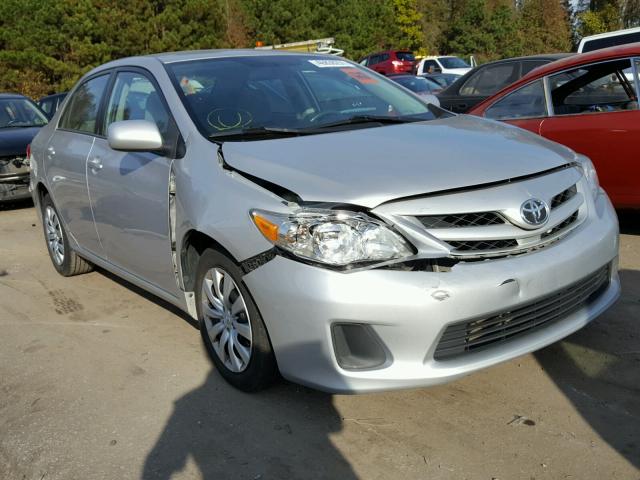 2T1BU4EEXCC901251 - 2012 TOYOTA COROLLA BA SILVER photo 1