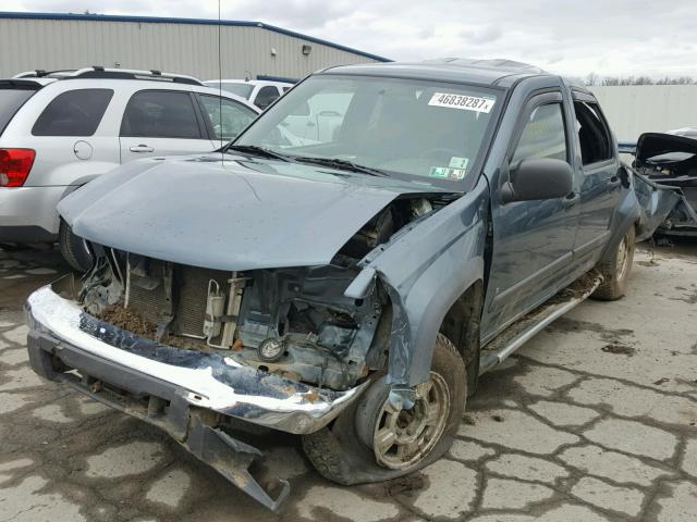 1GCDT13E478235275 - 2007 CHEVROLET COLORADO BLUE photo 2