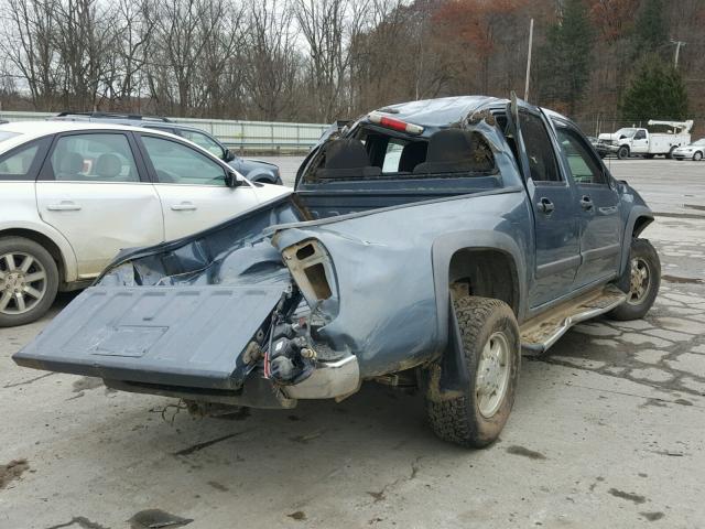 1GCDT13E478235275 - 2007 CHEVROLET COLORADO BLUE photo 4