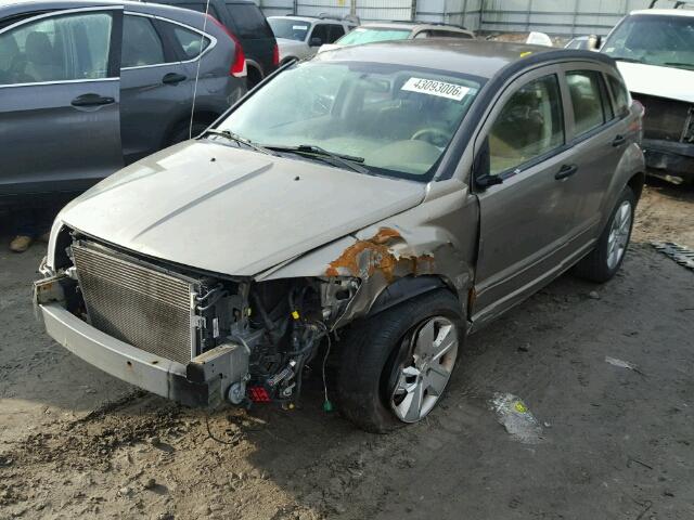 1B3HB48B77D114320 - 2007 DODGE CALIBER SX TAN photo 2