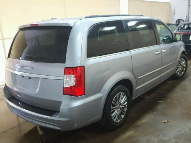 2C4RC1CG4ER425974 - 2014 CHRYSLER TOWN & COU SILVER photo 4