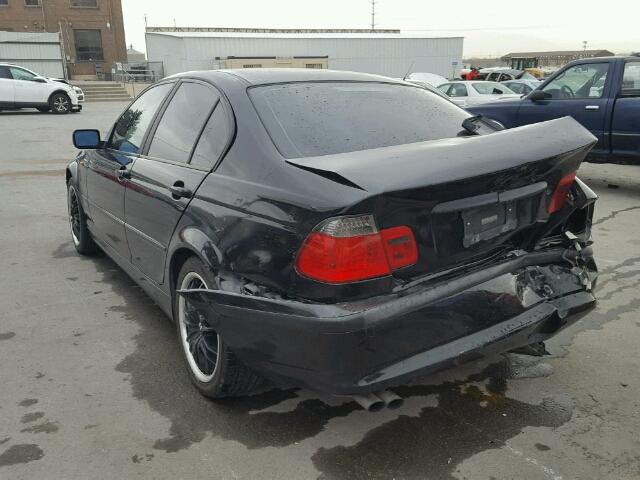 WBAET37433NJ30592 - 2003 BMW 325 I BLACK photo 3