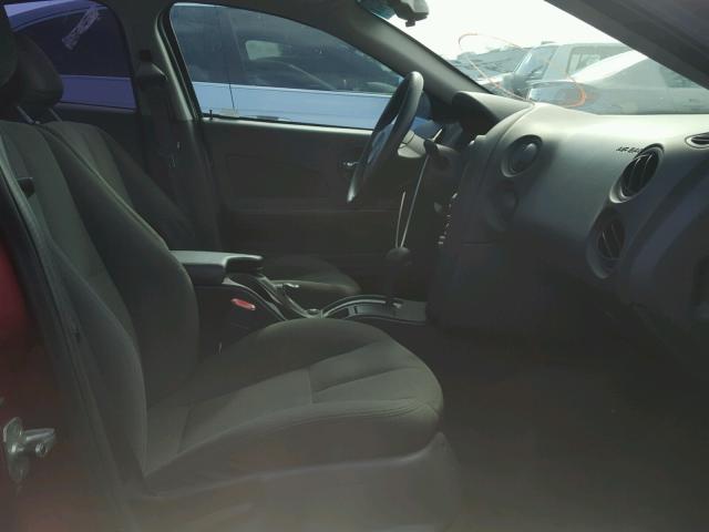 2G2WP522451355433 - 2005 PONTIAC GRAND PRIX Tünd qırmızı foto 5