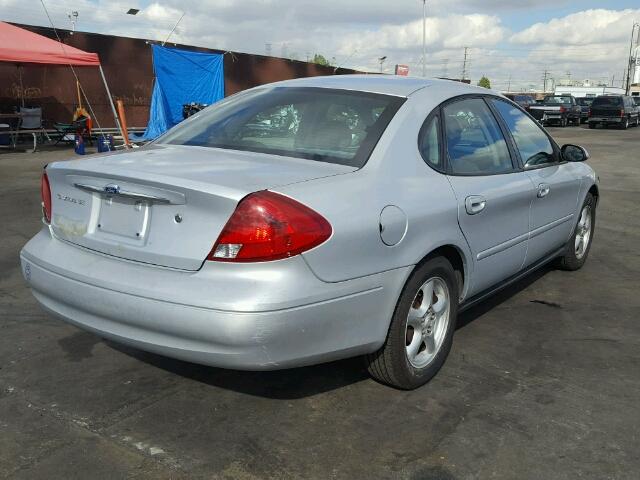 1FAFP53U92A140729 - 2002 FORD TAURUS SE SILVER photo 4