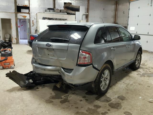 2FMDK48C07BB67609 - 2007 FORD EDGE Сріблястий фото 4