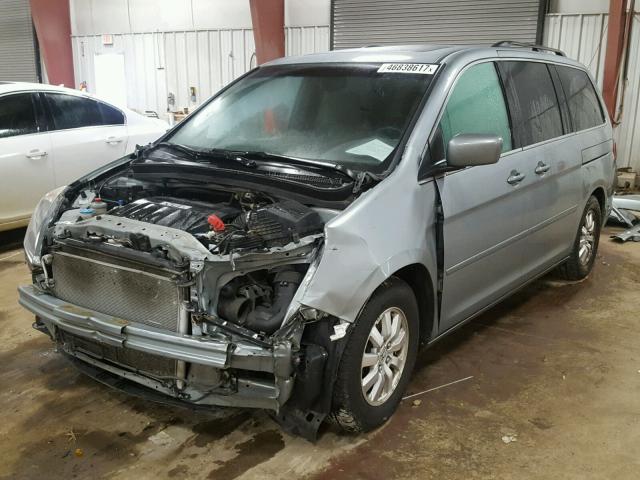 5FNRL3H76AB054150 - 2010 HONDA ODYSSEY EX SILVER photo 2