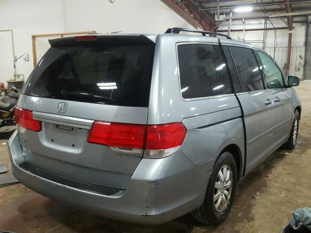 5FNRL3H76AB054150 - 2010 HONDA ODYSSEY EX SILVER photo 4