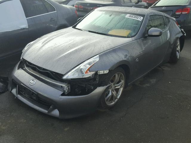 JN1AZ4EHXCM560608 - 2012 NISSAN 370Z BASE GRAY photo 2