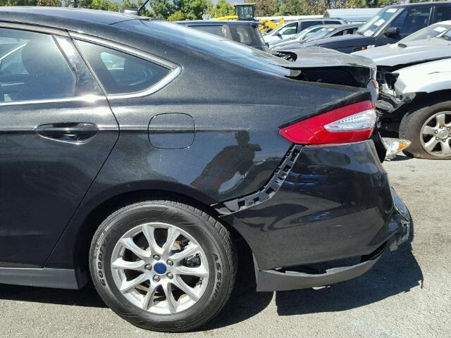 3FA6P0G78FR283285 - 2015 FORD FUSION S BLACK photo 9