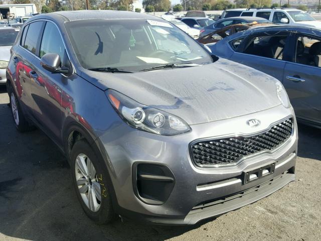 KNDPM3AC9H7122517 - 2017 KIA SPORTAGE L GRAY photo 1