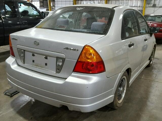 JS2RA41S125108702 - 2002 SUZUKI AERIO S SILVER photo 4